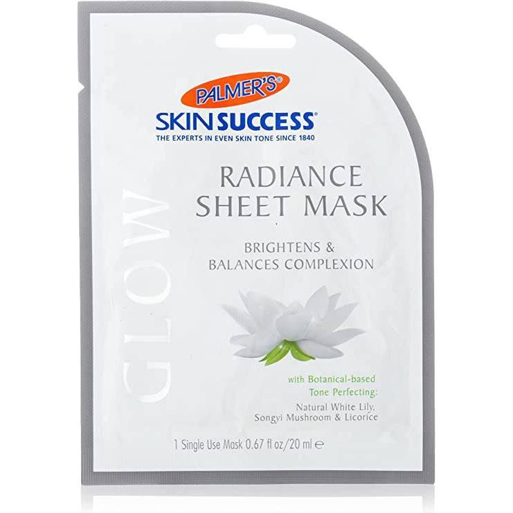 PALMER'S SKIN SUCC RADIANCE SHEET MASK 20ML - African Beauty Online