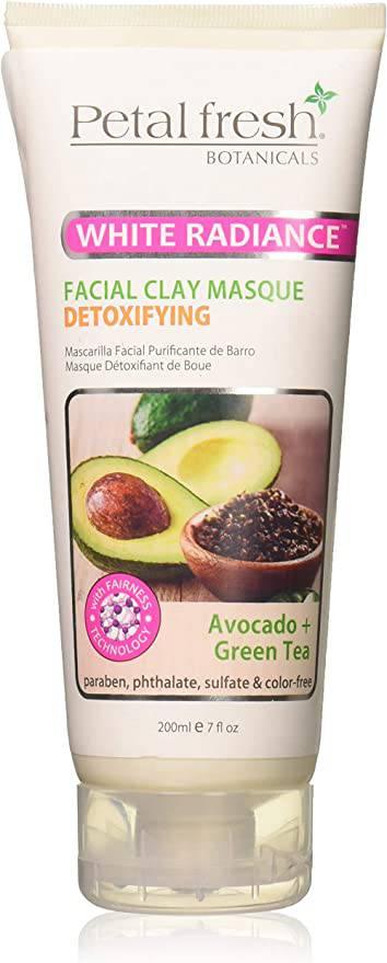 Petal Fresh Botanicals White Radiance Avocado & Green Tea Facial Clay Masque, 7oz - African Beauty Online