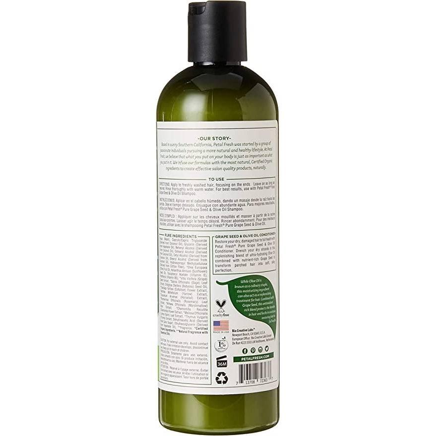 Petal Fresh Pure Grape Seed & Olive Oil Moisturizing Conditioner, 12oz - African Beauty Online