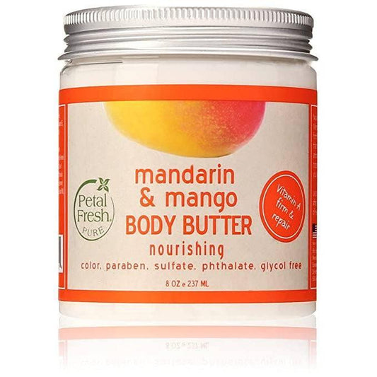 Petal Fresh Pure Mandarin & Mango Clarifying Body Butter, 8oz - African Beauty Online