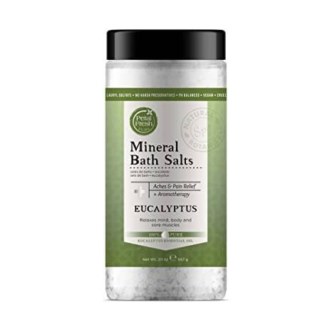 Petal Fresh Pure Mineral Bath Salts Eucalyptus, 20oz - African Beauty Online