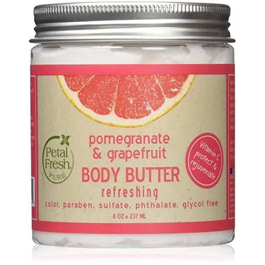 Petal Fresh Pure Pomegranate & Grapefruit Firming Body Butter, 8oz - African Beauty Online