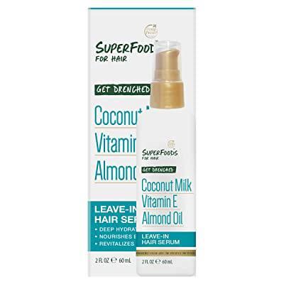 Petal Fresh Super Foods Get Drenched Coconut Milk, Vitamin E, Almond Oil Leave In Serum, 2oz - African Beauty Online