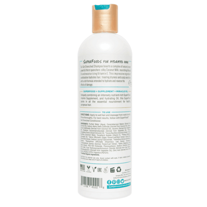 Petal Fresh Super Foods Get Drenched Coconut Milk, Vitamin E, Almond Oil Shampoo, 12oz - African Beauty Online