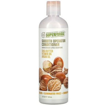 Petal Fresh Super Foods Smooth Operator Shea Butter, Vitamin B6, Argan Oil Conditioner, 12oz - African Beauty Online