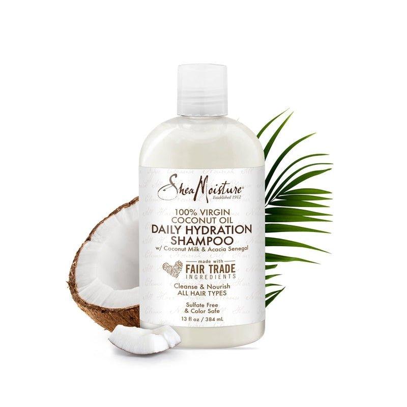 Shea-Moisture-100-Virgin-Coconut-Oil-Daily-Hydration-Shampoo-13Oz - African Beauty Online