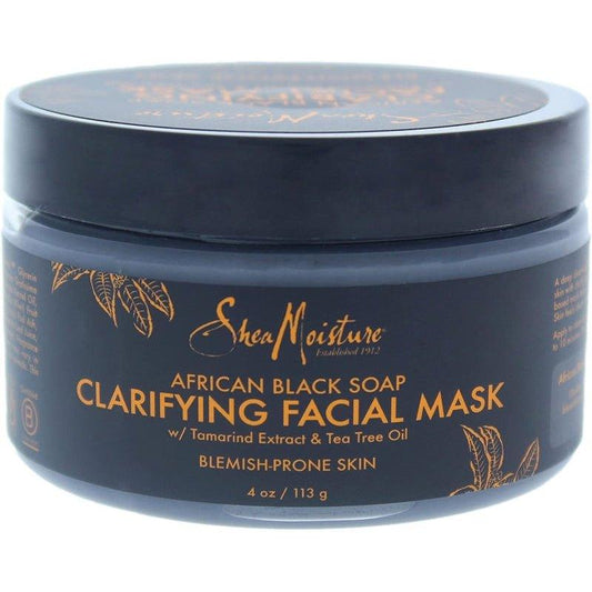 Shea-Moisture-African-Black-Soap-Problem-Facial-Mask-113-G - African Beauty Online