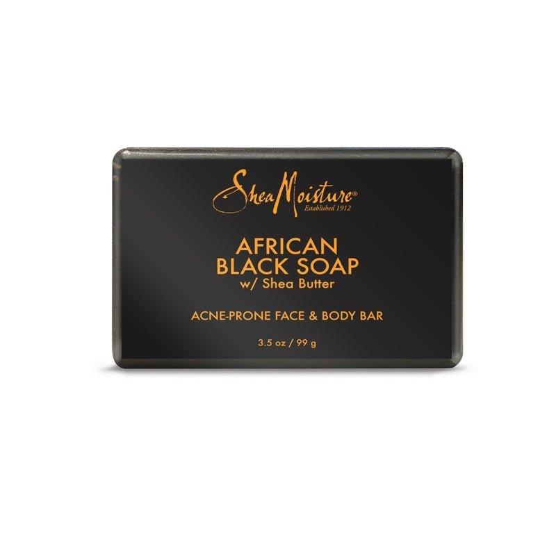 Shea-Moisture-African-Black-Soap-With-Shea-Butter-3-5Oz - African Beauty Online