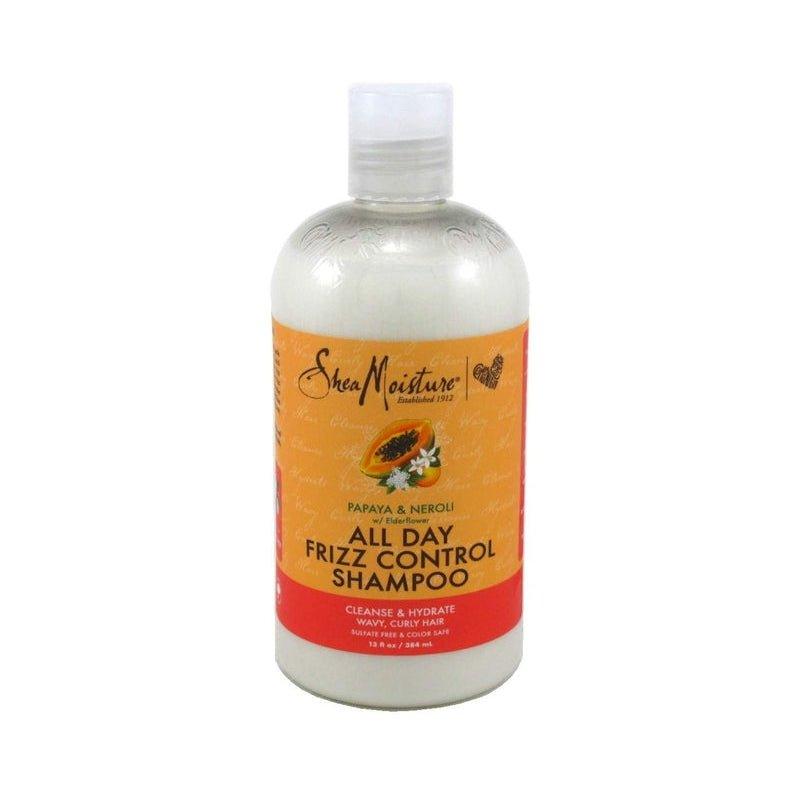 Shea-Moisture-All-Day-Frizz-Control-Shampoo-Papaya-Neroli-13-Ounce - African Beauty Online