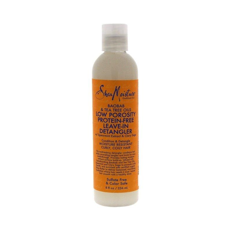 Shea-Moisture-Baobab-Tea-Tree-Oils-Low-Porosity-Protein-Free-Leave-In-Detangler-8Oz - African Beauty Online