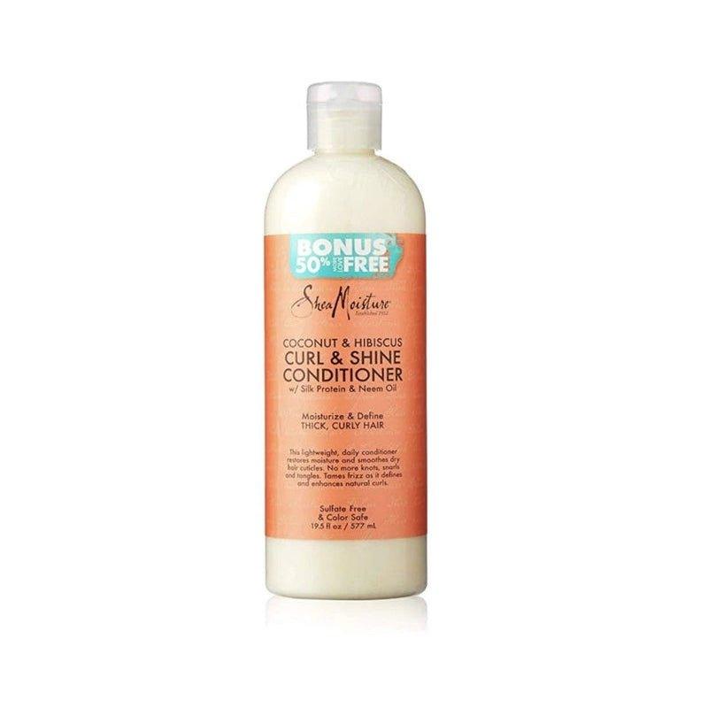 Shea-Moisture-Coconut-Hibiscus-Curl-Shine-Conditioner-19-5Oz - African Beauty Online