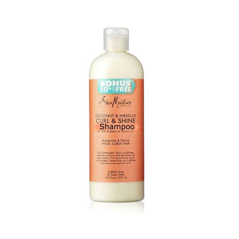 Shea-Moisture-Coconut-Hibiscus-Curl-Shine-Shampoo-19-5Oz - African Beauty Online