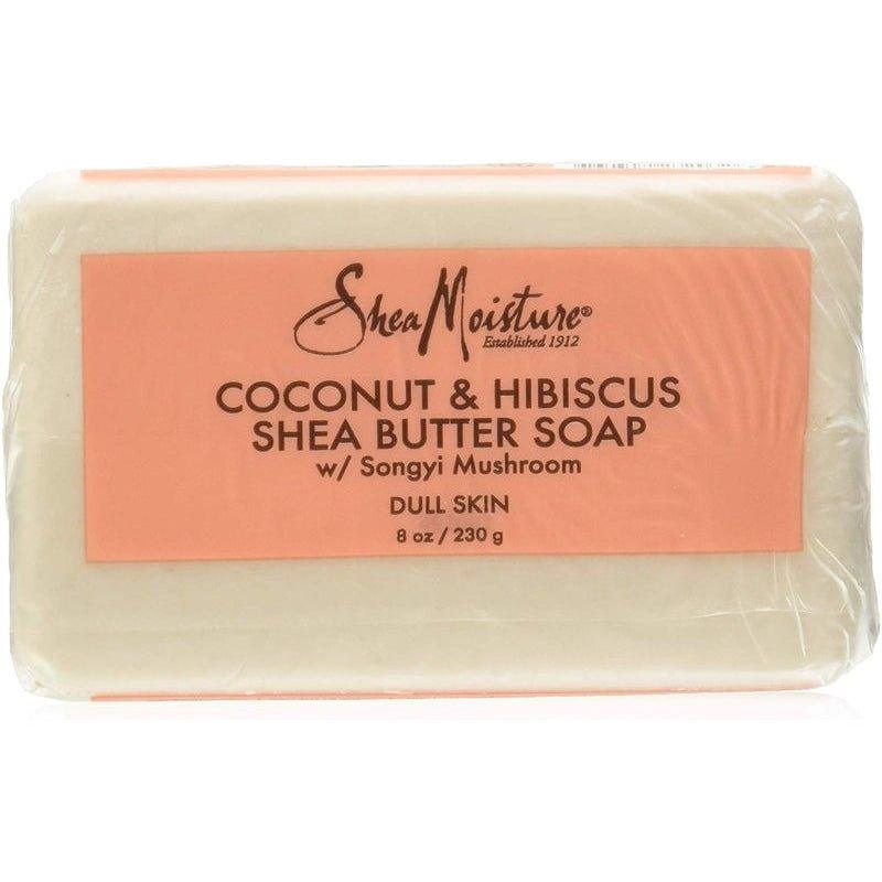 Shea-Moisture-Coconut-Hibiscus-Shea-Butter-Soap-8Oz - African Beauty Online