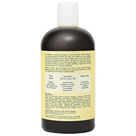 Shea Moisture Jamaican Black Castor Oil Strengthen & Restore Shampoo, 13oz - African Beauty Online