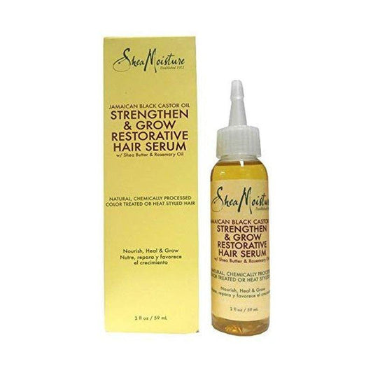 Shea-Moisture-Jamaican-Black-Castor-Oil-Strengthen-Grow-Restorative-Hair-Serum-2Oz - African Beauty Online