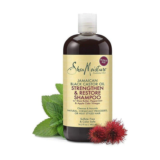 Shea-Moisture-Jamaican-Black-Castor-Oil-Strengthen-Restore-Shampoo-16-3Oz - African Beauty Online