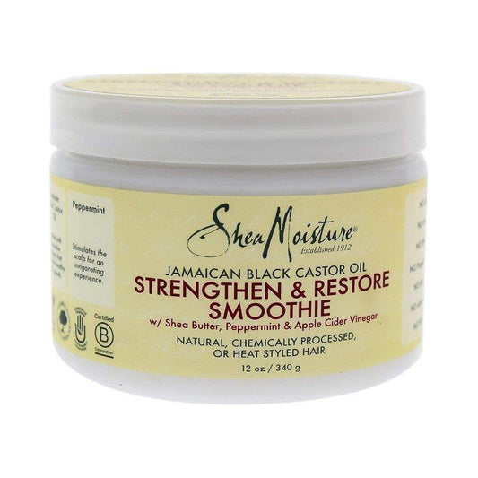 Shea-Moisture-Jamaican-Black-Castor-Oil-Strengthen-Restore-Smoothie-12Oz - African Beauty Online