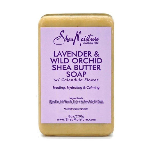 Shea-Moisture-Lavender-Wild-Orchid-Shea-Butter-Soap-8Oz - African Beauty Online