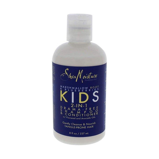 Shea-Moisture-Marshmallow-Root-Blueberries-Kids-2-In-1-Drama-Free-Shampoo-Conditioner-8Oz - African Beauty Online