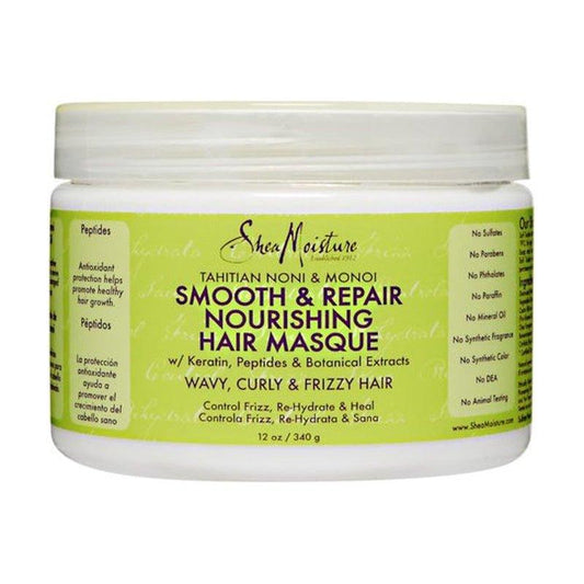 Shea-Moisture-Tahitian-Noni-Monoi-Smooth-Repair-Nourishing-Hair-Masque-12Oz - African Beauty Online