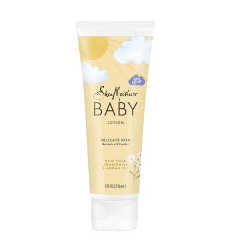 SheaMoisture Baby Lotion for Dry Skin and Clear Skin Raw Shea, Chamomile and Argan Oil with Shea Butter 8 oz - African Beauty Online