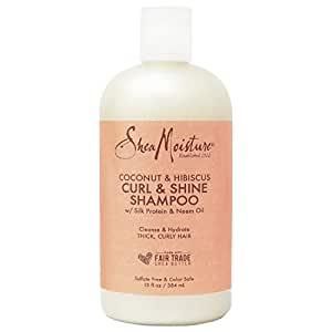 Sheamoisture-Curl-And-Shine-Coconut-Shampoo-For-Curly-Hair-Coconut-And-Hibiscus-13-Fl-Oz - African Beauty Online