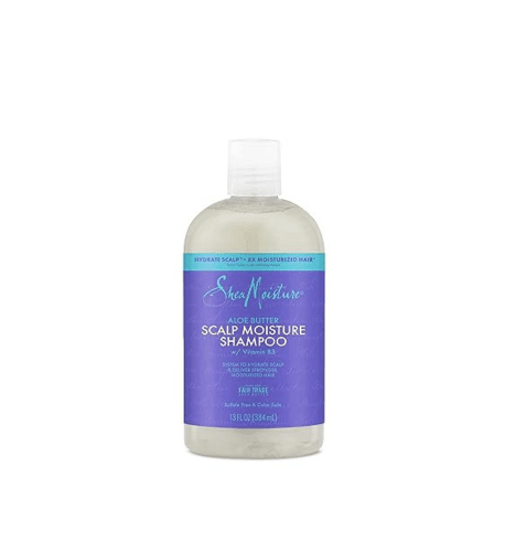 SheaMoisture Scalp Moisture Shampoo Aloe Butter & Vitamin B3 Hair Care 13oz - African Beauty Online