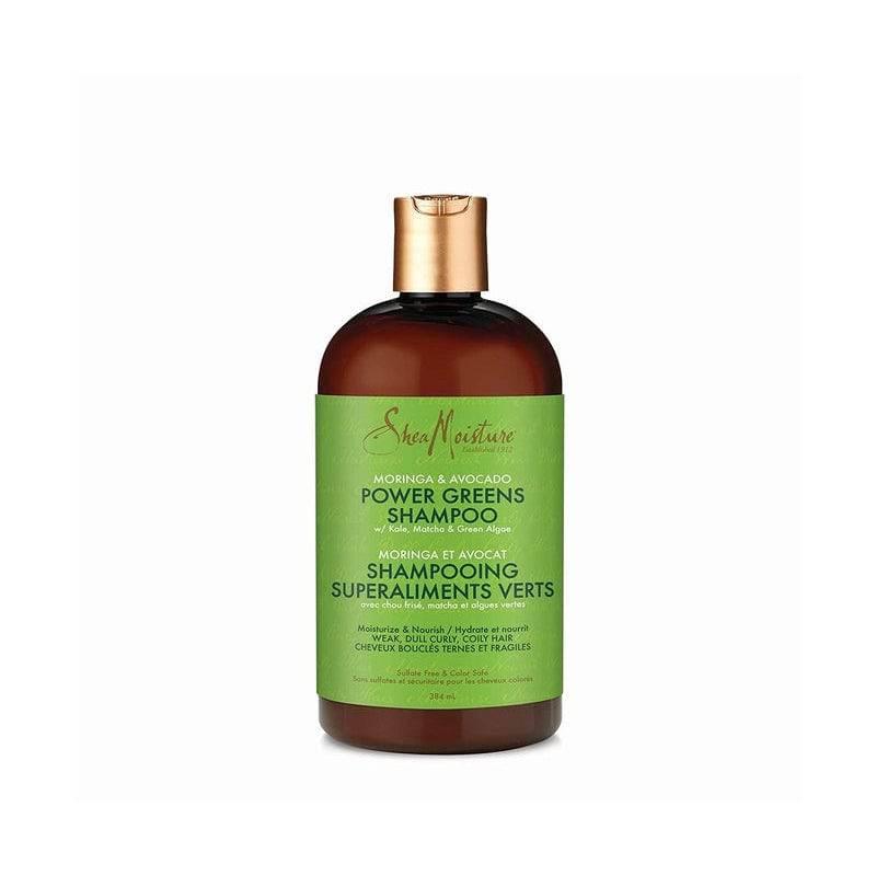 Sheamoisture-Shampoo-Moringa-Avocado-Power-Greens-13-Fl-Oz - African Beauty Online