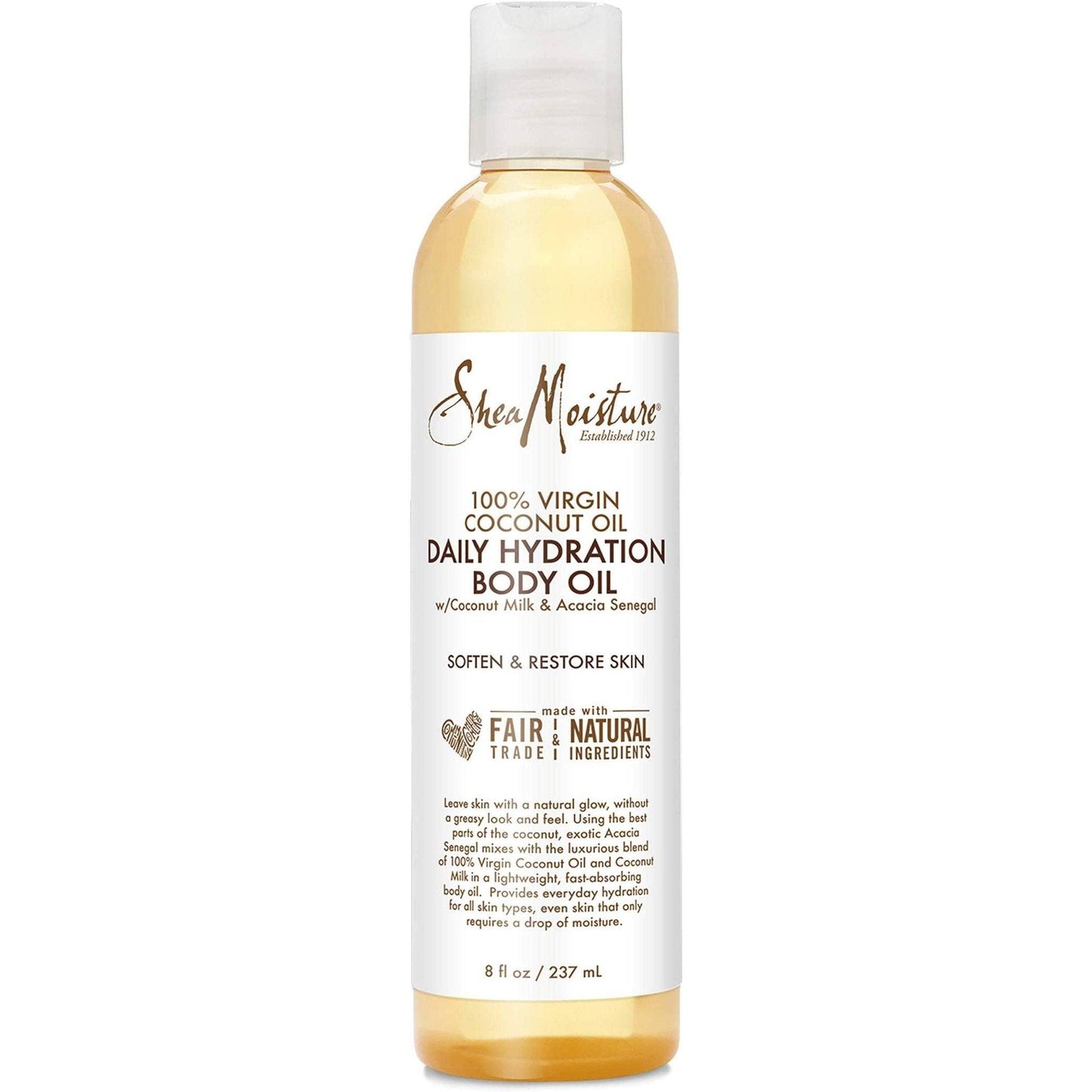 SM VIRGIN COCONUT OIL HYDRATION BODY OIL 8OZ - African Beauty Online