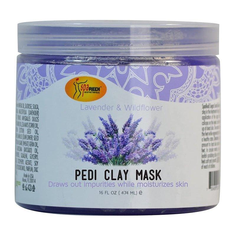 Spa-Redi-Lavender-Wildflower-Pedi-Clay-Mask-16Oz - African Beauty Online