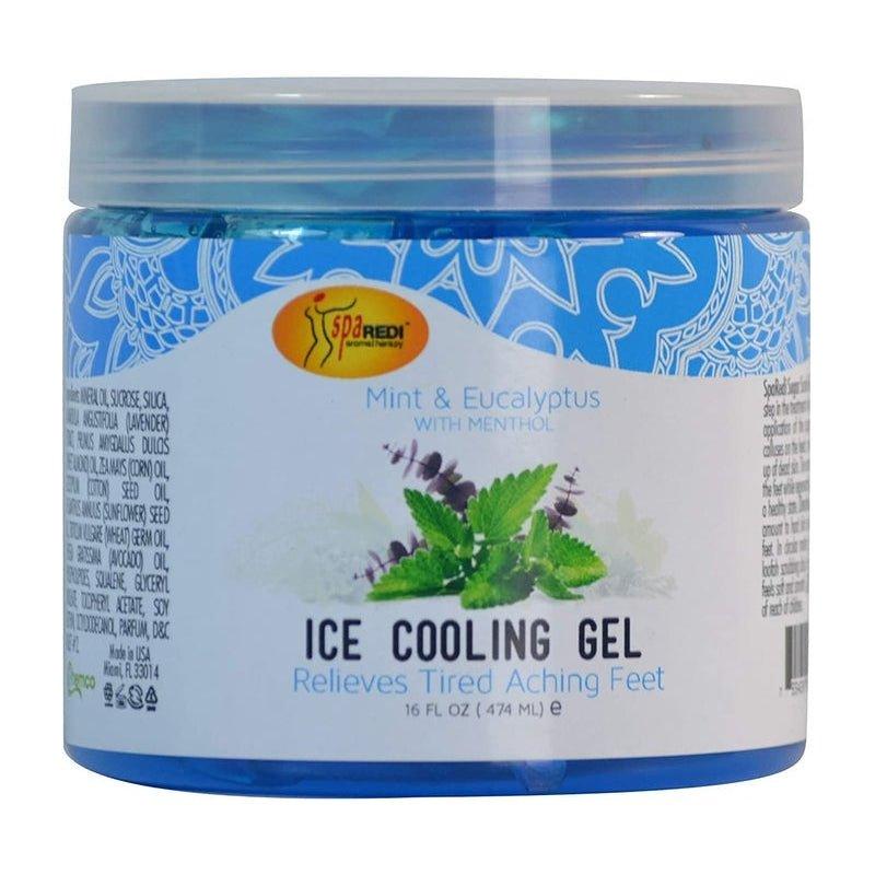 Spa-Redi-Mint-Eucalyptus-Ice-Cooling-Gel-16Oz - African Beauty Online