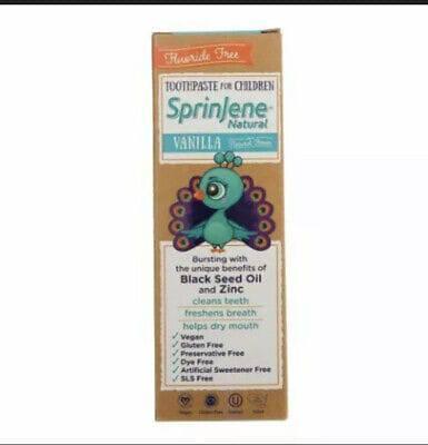 Sprinjene-Natural-Kids-Fluoride-Free-Toothpaste-Vanilla-3-5Oz - African Beauty Online