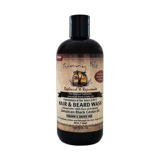 Sunny-Isle-Jamaican-Black-Castor-Oil-Hair-Beard-Wash-12Oz - African Beauty Online