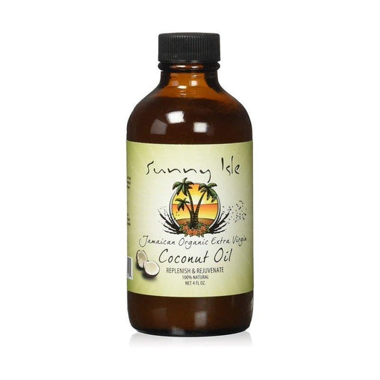 Sunny-Isle-Jamaican-Organic-Extra-Virgin-Coconut-Oil-4Oz - African Beauty Online