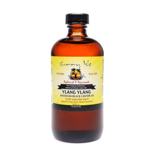 Sunny-Isle-Ylang-Ylang-Jam-Black-Castor-Oil-8Oz - African Beauty Online