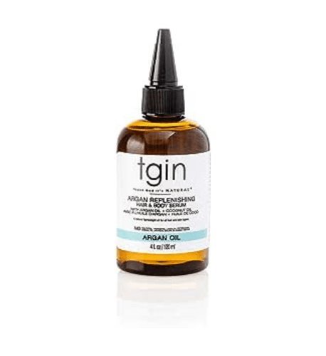 tgin Argan Replenishing and Hair Body Serum for Natural Hair, 4oz - African Beauty Online