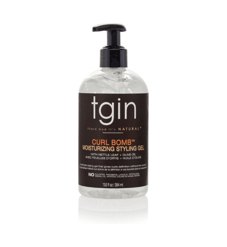 tgin Curl Bomb Moisturizing Styling Gel For Natural Hair - Dry Hair - Curly Hair, 13oz - African Beauty Online