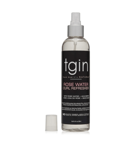 tgin Rose Water Curl Refresher for Natural Hair - Dry Hair - Curly Hair - 8Oz - USA Beauty Imports Online