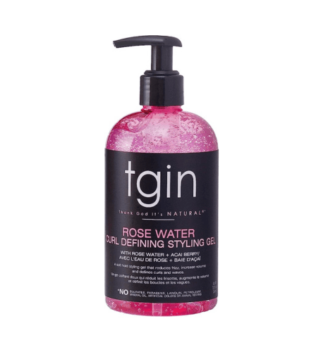 Tgin Rose Water Defining Styling Gel 13oz - African Beauty Online