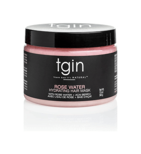 Tgin Rose Water Hydrating Hair Mask for Curls - Kinks - Waves 12 oz - USA Beauty Imports Online