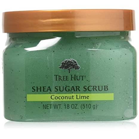 TREE HUT [COCONUT LIME] SHEA SUGAR SCRUB 18OZ - African Beauty Online