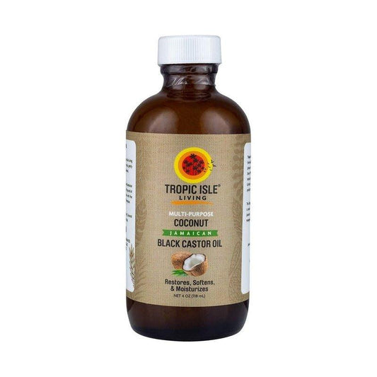 Tropic-Isle-Living-Coconut-Jamaican-Black-Castor-Oil-4Oz-118Ml - African Beauty Online