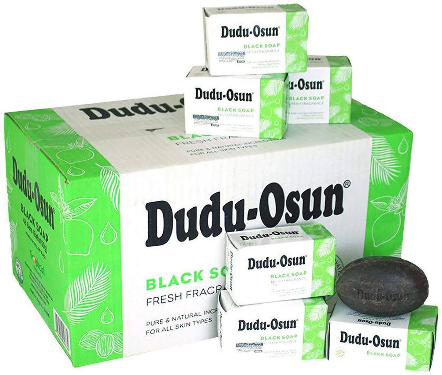 TROPICAL NATURAL Dudu Osun Black Soap, Basic, 31.74 Ounce 1.98 Pound (Pack of 1) - African Beauty Online