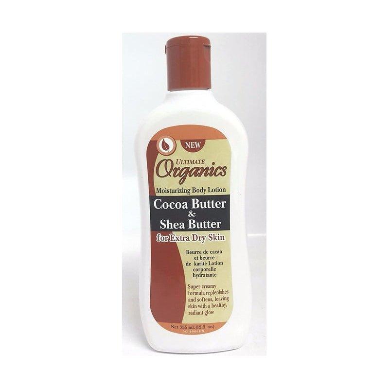 Ultimate-Organics-Moisturizing-Body-Lotion-Cocoa-Butter-Shea-Butter-12Oz-355Ml - African Beauty Online