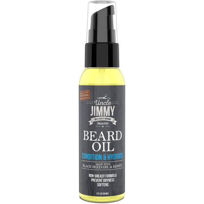 UNCLE JIMMY BEARD OIL 2OZ - African Beauty Online