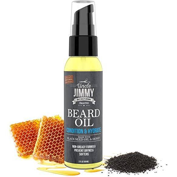 UNCLE JIMMY BEARD OIL 2OZ - African Beauty Online