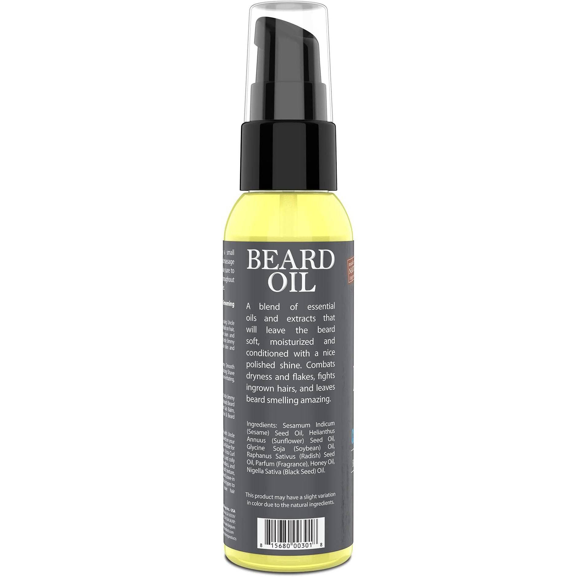 UNCLE JIMMY BEARD OIL 2OZ - African Beauty Online