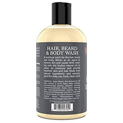 UNCLE JIMMY HAIR, BEARD & BODY WASH 12OZ - African Beauty Online